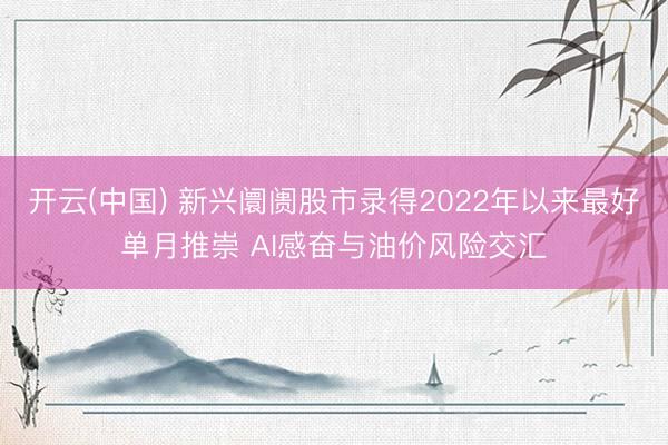 开云(中国) 新兴阛阓股市录得2022年以来最好单月推崇 AI感奋与油价风险交汇
